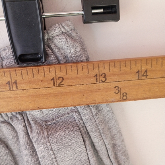 Nike Gray Fleece Athletic Shorts Elastic Waist Drawstring Pockets Small - Picture 4 of 8